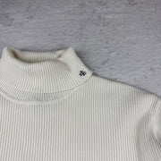 Lauren Ralph Lauren Rollkragen Strickpullover — Weiß — XL
