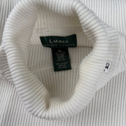 Lauren Ralph Lauren Rollkragen Strickpullover — Weiß — XL