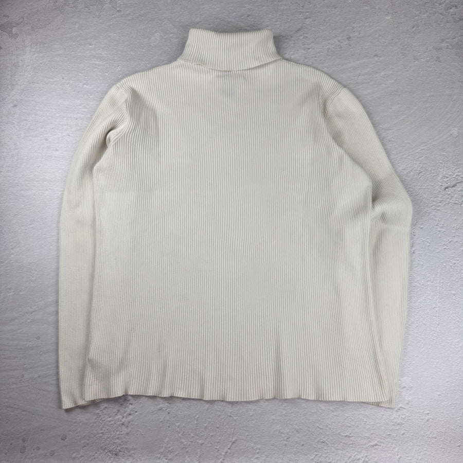 Lauren Ralph Lauren Rollkragen Strickpullover — Weiß — XL