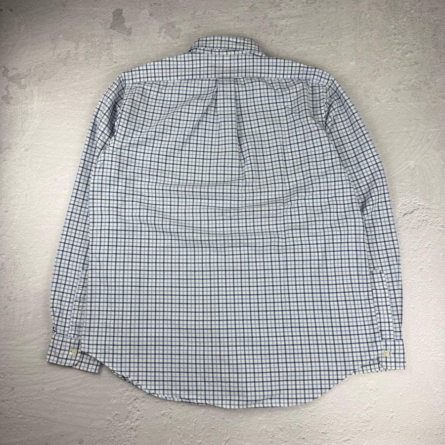 Polo Ralph Lauren Hemd Kariert — Weiß/Blau — L