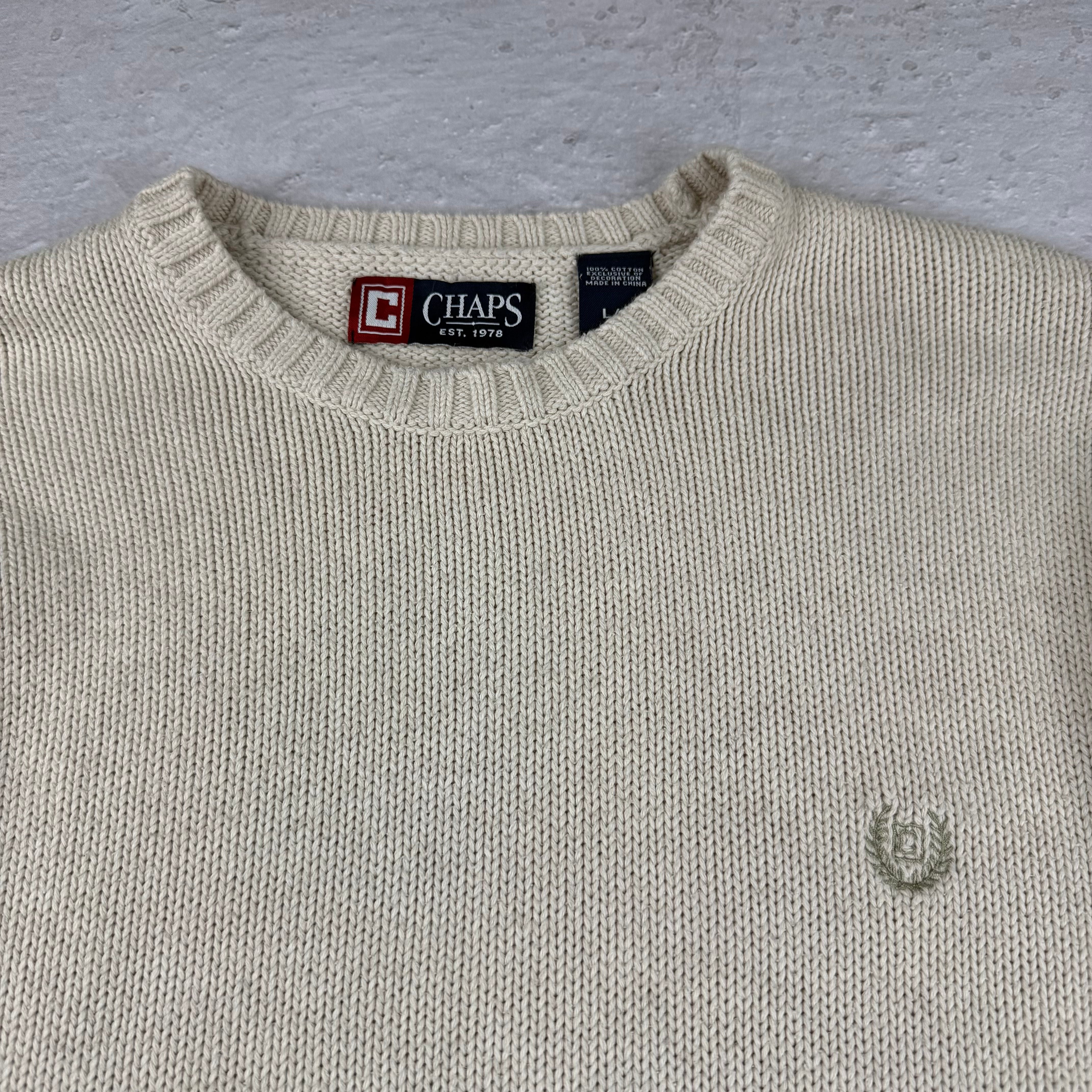 Chaps Ralph Lauren Strickpullover — Beige — L