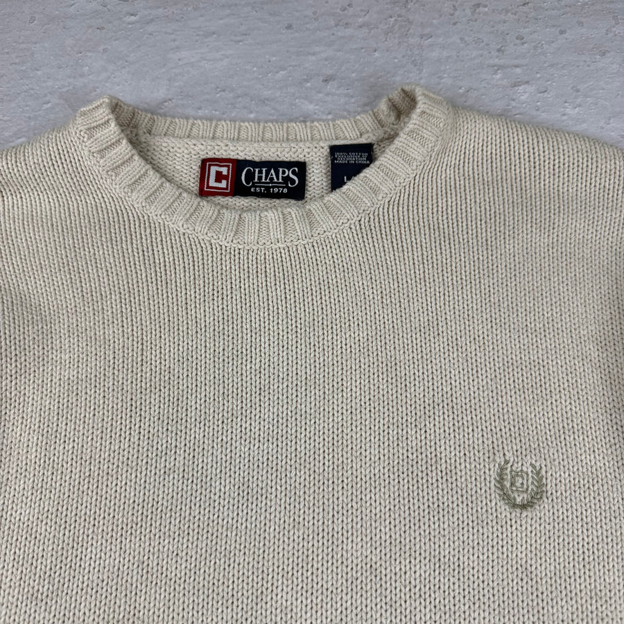Chaps Ralph Lauren Strickpullover — Beige — L