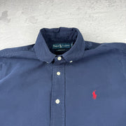 Polo Ralph Lauren Hemd Langarm — Blau — M