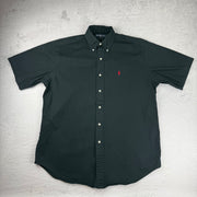 Polo Ralph Lauren Hemd Kurzarm — Schwarz — M