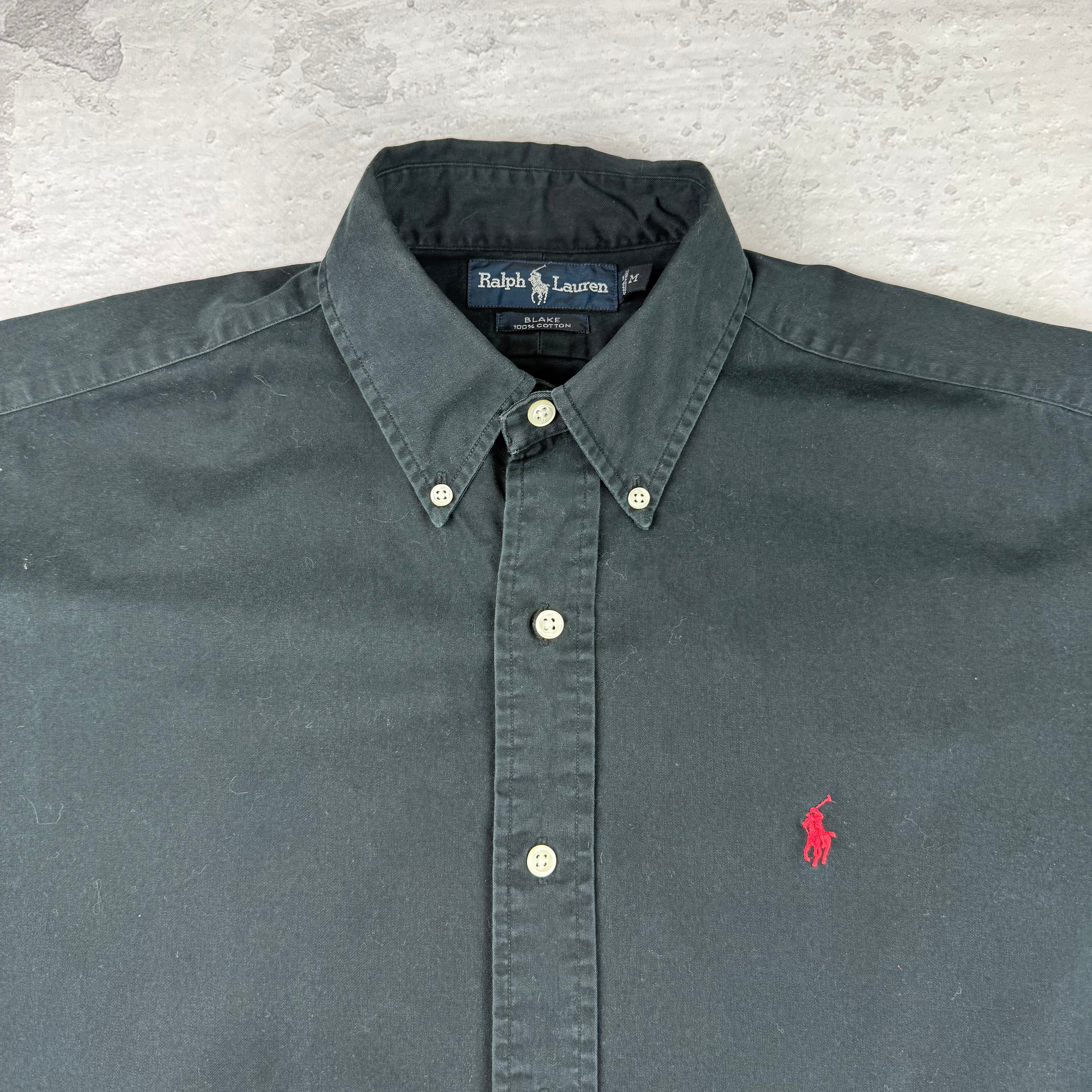 Polo Ralph Lauren Hemd Kurzarm — Schwarz — M