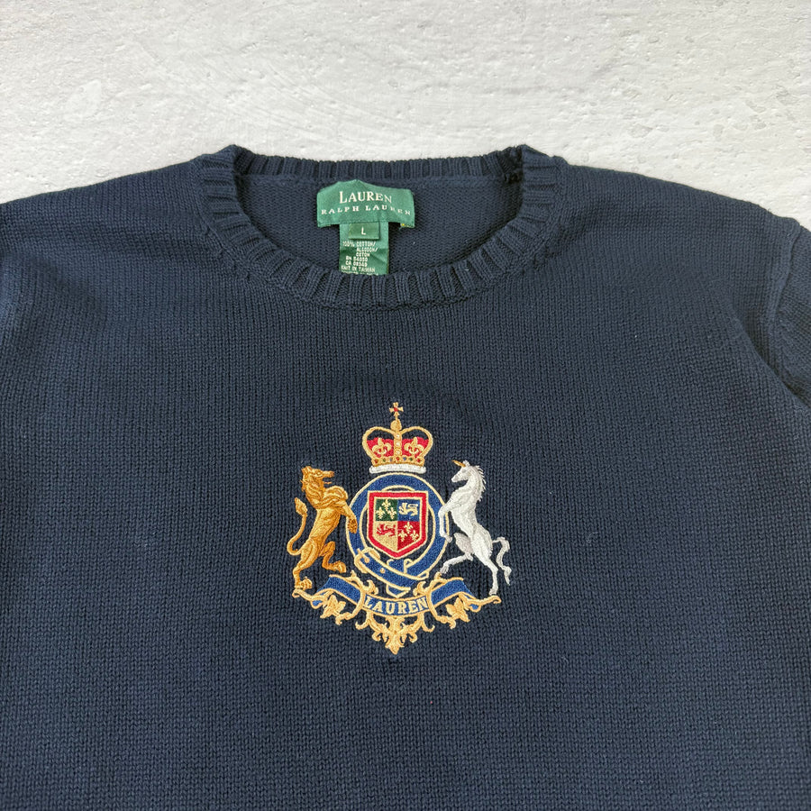 Ralph Lauren Strickpullover — Blau — L