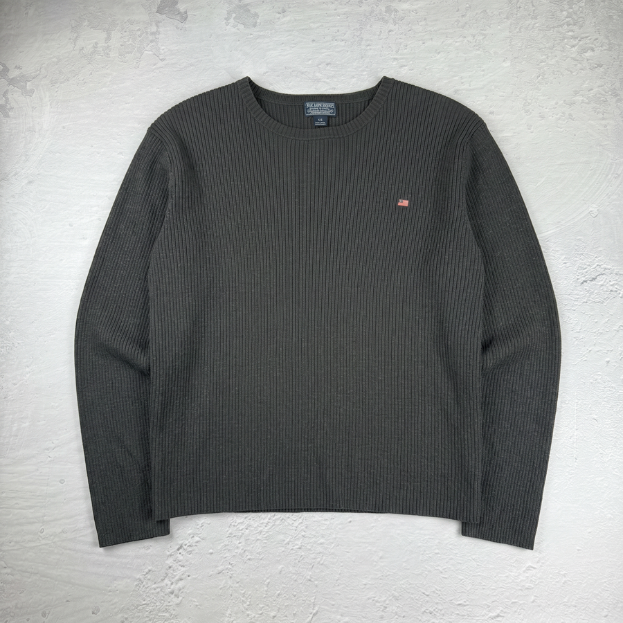 Vintage Polo Jeans Ralph Lauren Sweatshirt in Grau, Größe L – Damen, Bild 2