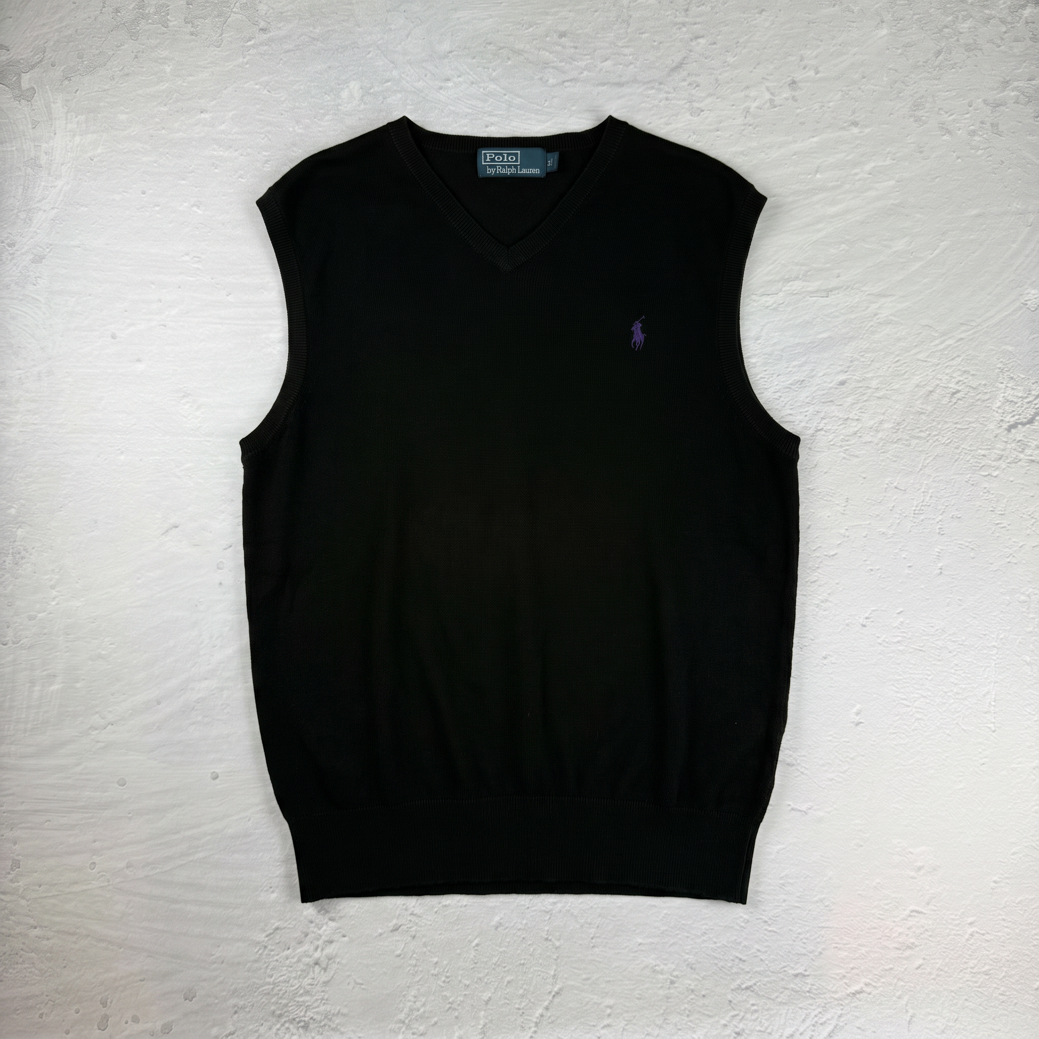 Vintage Polo Ralph Lauren Weste in Schwarz, Größe L – Damen, Bild 2