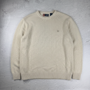 Vintage Chaps Ralph Lauren Strickpullover in Beige, Größe L – Herren, Bild 2