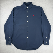 Vintage Polo Ralph Lauren Hemd Langarm in Blau, Größe M – Herren, Bild 2