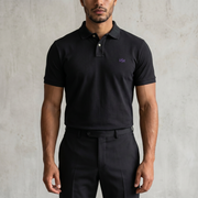 Vintage Ralph Lauren Poloshirt in Schwarz, Größe XL – Herren