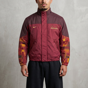 Vintage Nike College Team Jacke in Rot, Größe L – Herren