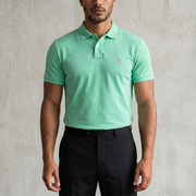 Vintage Ralph Lauren Poloshirt in Grün, Größe L – Herren